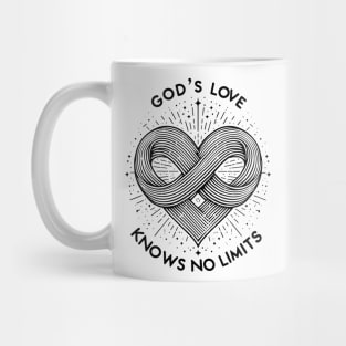 God's Love Knows No Limits Mug